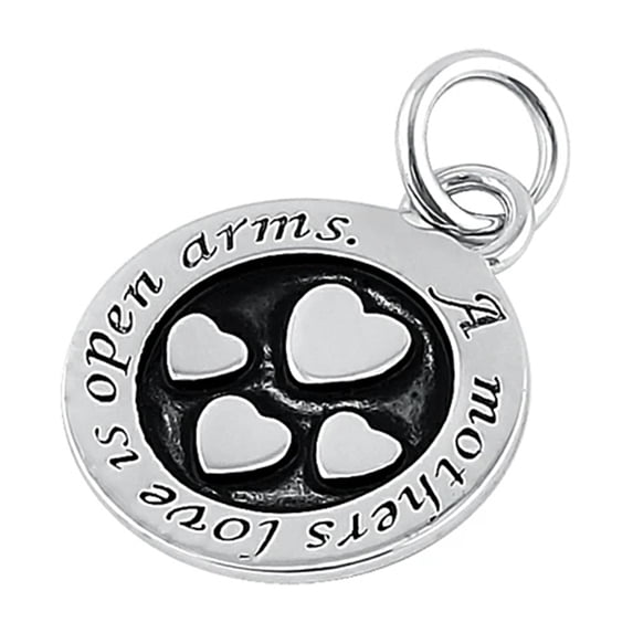 Mother Full Of Love 925 Sterling Silver Mother's Day Gift Pendant Jewelry