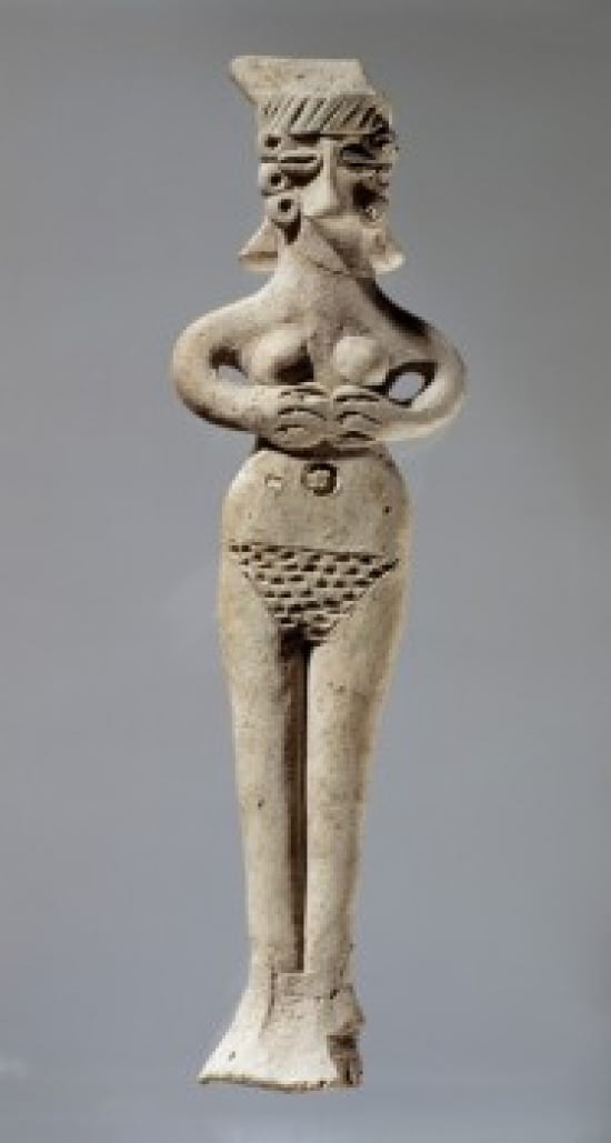 Mother Goddess Of Mari Artist Unknown Canvas Art - (24 x 36)
