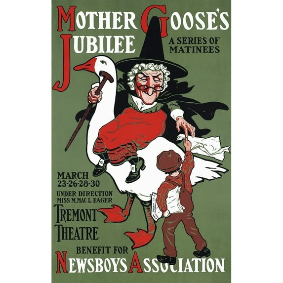 Mother Goose's jubilee a series of matinees Poster Print (24 x 36)