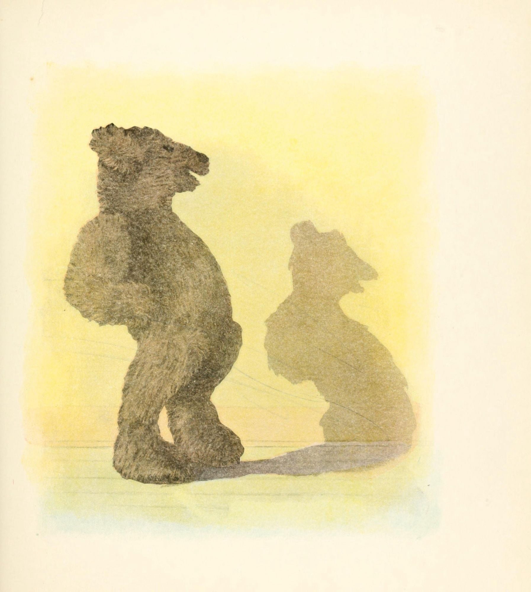Mother Gooses Teddy Bears 1907 Bad back Bear Canvas Art - Frederick L Cavally (18 x 24)