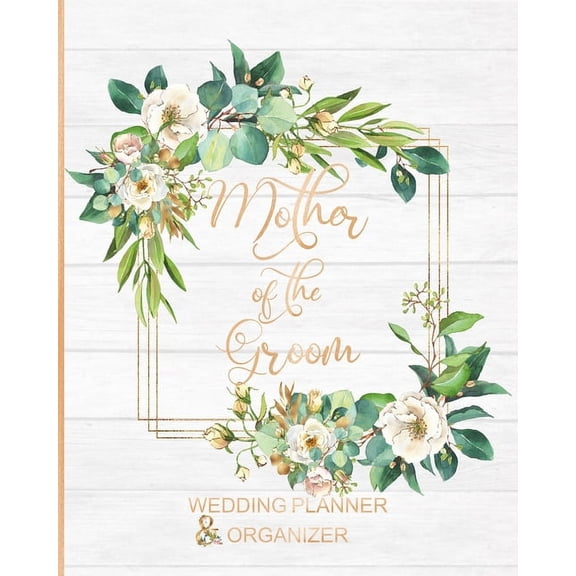Pre-Owned Mother of the Groom Wedding Planner & Organizer: Large Roses Wedding Planning Organizer