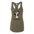 thumbnail image 1 of Mother Heifer Ladies Racerback Tank-Military Green-large, 1 of 4