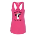 thumbnail image 1 of Mother Heifer Ladies Racerback Tank-Raspberry-xl, 1 of 4