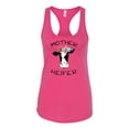 thumbnail image 1 of Mother Heifer Ladies Racerback Tank-Raspberry-xxl, 1 of 4