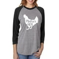 thumbnail image 1 of Mother Hen Unisex 3/4 Sleeve Baseball Raglan Tee, 1 of 2