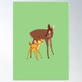 thumbnail image 1 of Mother & Her Little One Poster Wall Art, Modern Wall Decor For Living Room Bedroom, 12x18 UNFRAMED, 1 of 3