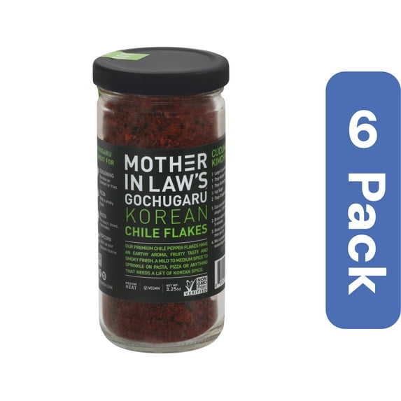 Mother In Law Gochugaru Chili Flakes 3.25 oz (Pack Of 6)