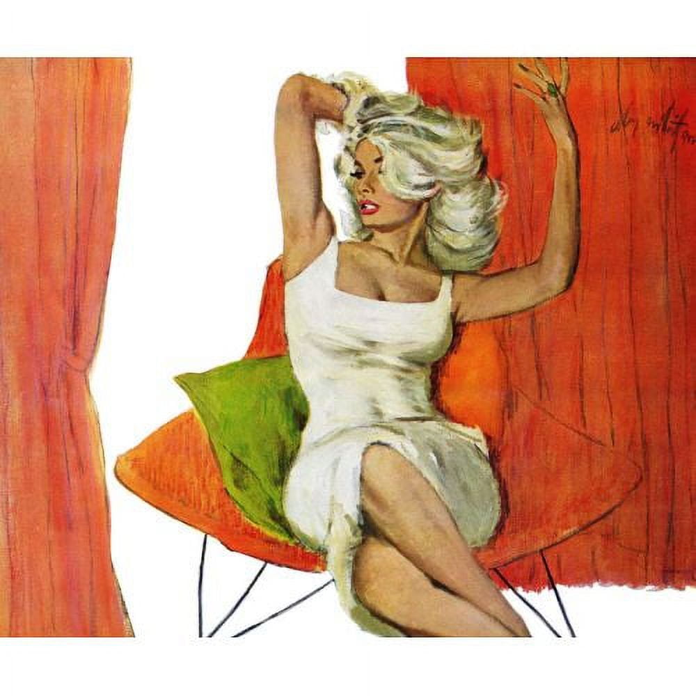 "Mother Is a Movie Queen" Painting Print on Canvas