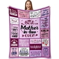 thumbnail image 1 of Mother in Law Gifts Blanket - Mother in Law Gifts - Birthday Gifts for Mother in Law, Best Mother in Law Gifts, Mother in Law Gift Blanket for Mothers Day Christmas 60"x50", 1 of 6
