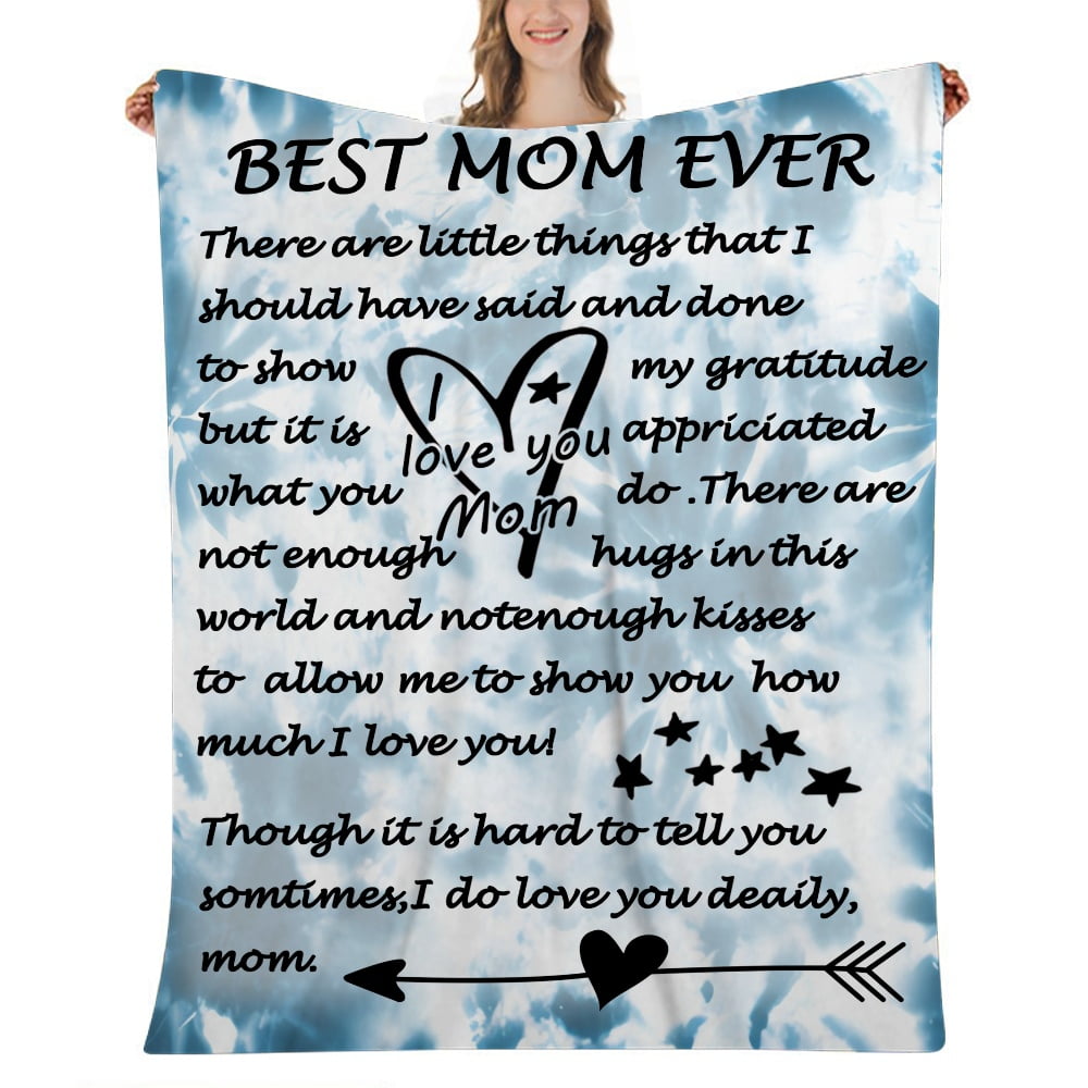  Mother in Law Gifts from Daughter, Birthday Gifts for Mother in  Law, Christmas Birthday Mother's Day Thanksgiving Day, Best Mom in The  World (65 X 50 Inches) : Home & Kitchen