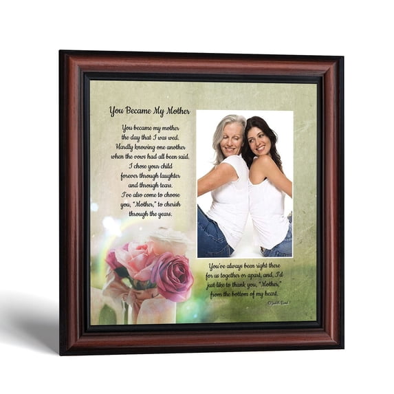Mother In Law Gift Photo Frame, Wedding Thank You From New Daughter