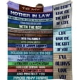 thumbnail image 1 of Mother in Law Gifts from Daughter in Law, Mother in Law Gift, Mother in Law Blanket 60x50in, Gift for Mother in Law, Mother in Law Gifts, Gifts for Mother in Law, Birthday for Mother's Day, 1 of 6
