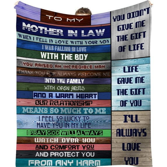 Mother in Law Gifts from Daughter in Law, Mother in Law Gift, Mother in Law Blanket 60x50in, Gift for Mother in Law, Mother in Law Gifts, Gifts for Mother in Law, Birthday for Mother's Day