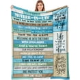 thumbnail image 1 of Mother in Law Gifts, Mother in Law Birthday Gifts, Mother in Law Gifts from Daughter in Law/Son in Law, Best Gifts for Mother in Law, Mother in Law Gifts for Christmas Throw Blanket 60"x50", 1 of 6