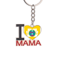 thumbnail image 1 of Mother Loves Gentle Strong Keychain Metal Keyring Holder Love MAMA Mother, 1 of 3