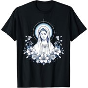 Mother Mary Medjugorje Inspirational Symbol T-Shirt