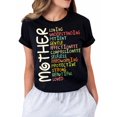 thumbnail image 1 of Mother Meaning I Love Mom Graphic T-Shirt for Women, Casual Short Sleeve Crew Neck Tee, 1 of 7