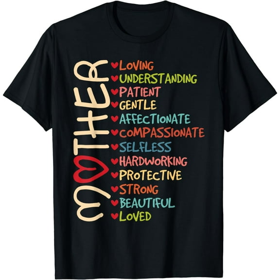 Mother Meaning Shirt Mom Definition I Love Mom Mother's Day T-Shirt