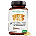 thumbnail image 1 of Mother Nature Organics Black Seed Oil Capsules 2000mg – 180 Softgels | Supports Heart, Immune & Digestive Health | Promotes Hair & Nail Strength, 1 of 11