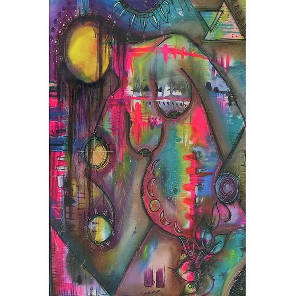 Mother Nature Multicolor Abstract Canvas Wall Art