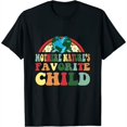 thumbnail image 1 of Mother Nature's Favorite Child - Funny Earth Day T-Shirt Black, 1 of 5