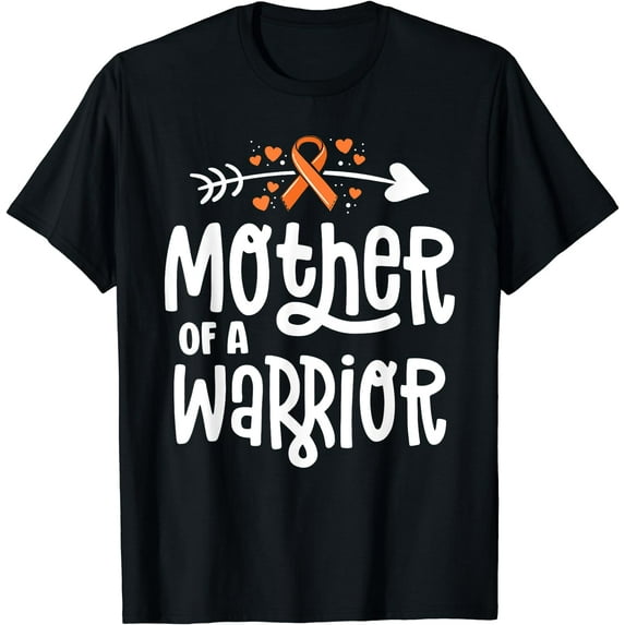 Mother Of A Warrior Mom Family Leukemia Cancer Awareness T-Shirt
