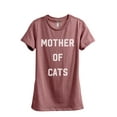 thumbnail image 1 of Mother Of Cats Women's Fashion Relaxed T-Shirt Tee Heather Rouge Large, 1 of 3