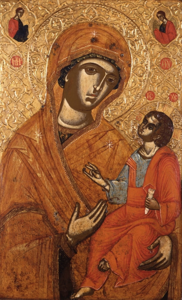 Mother Of God Odeghetria Canvas Art - (24 x 36)