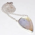 thumbnail image 1 of Mother Of Pearl Gemstone Chain Pendant Handmade Unique Gift Jewelry 1.70" CP 284, 1 of 2