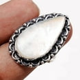 thumbnail image 1 of Mother Of Pearl Gemstone Ring Handmade Unique Design Gift Jewelry 8.75" MXR 7157, 1 of 2