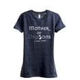 thumbnail image 1 of Mother Of Sons Same Same Women's Fashion Relaxed T-Shirt Tee Heather Navy X-Large, 1 of 3
