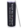 thumbnail image 1 of Mother Of The Bride Gifts From Daughter Mother Of The Bride Tumbler 20oz White Skinny Wine Tumbler Wedding Day Engagement Gifts For Mother Of The Bride Wine Cup With Lip Straw, 1 of 6