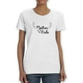 thumbnail image 1 of "Mother Of The Bride" Wedding/Bachelorette Quote Women White T-Shirt, Female Large, 1 of 4