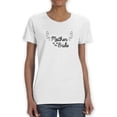 thumbnail image 1 of "Mother Of The Bride" Wedding/Bachelorette Quote Women White T-Shirt, Female x-Large, 1 of 4