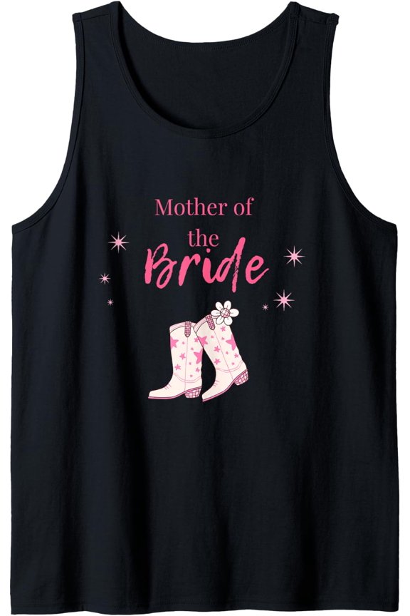 Mother Of The Bride Western Style Wedding Tank Top Size S-3XL
