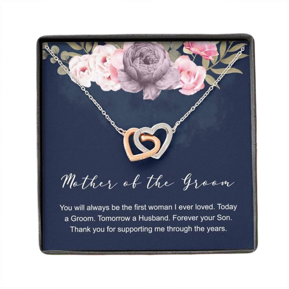 Mother Of The Groom Necklace Gift - Hand Stamped Copper Pendant With Message, Wedding Thank You Gift - View #9