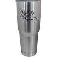 thumbnail image 1 of Mother Of The Groom Samantha Font Wedding Party Themed Etched 30oz Stainless Steel Tumbler, 1 of 1