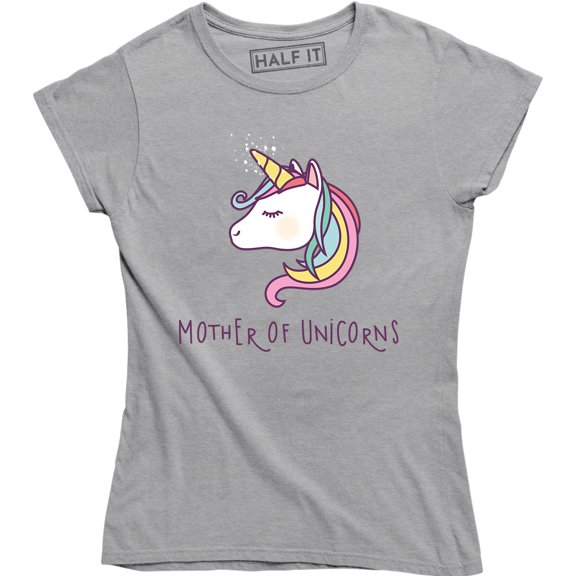 Mother Of Unicorns - Magical Rainbow Horse Women's T-Shirt