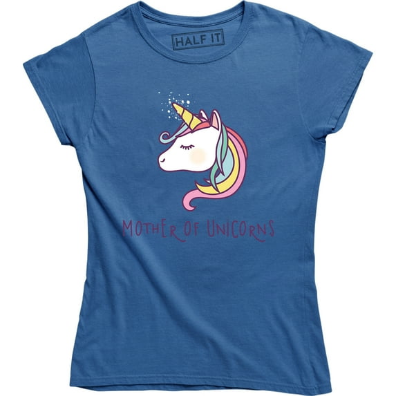Mother Of Unicorns - Magical Rainbow Horse Women's T-Shirt