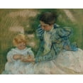thumbnail image 1 of Mother Playing With Child Fine Art (36 x 24), 1 of 2