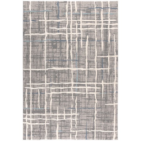 Mother Ruggers Chennie Chic Slate Luxury Modern Rug for Living Room, Bedroom, Dining Room