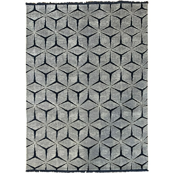 Mother Ruggers Lurex Diamond Rug for Hallway, Living Room, Bedroom, Dining Room, Dorm
