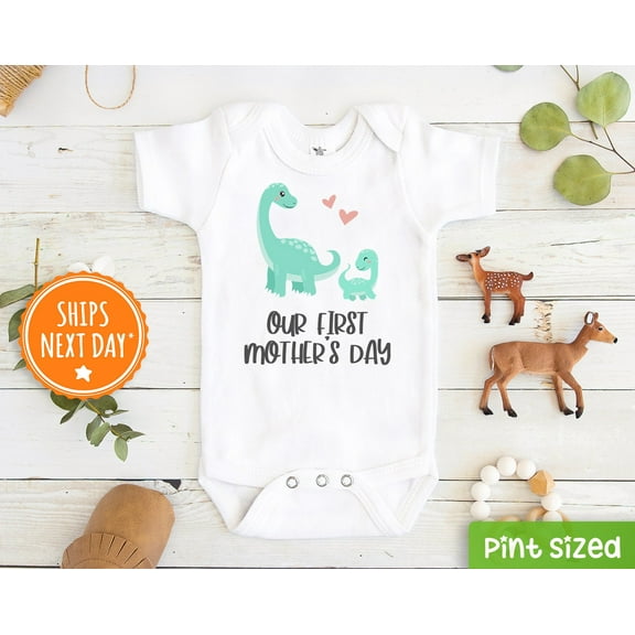 Mother'S Day Baby Onesie, Mother'S Day Bodysuit, Dinosaur Happy Mother'S Day, Mother'S Day Gift Cute Baby Onesie, BABY BODYSUIT LAT 4424