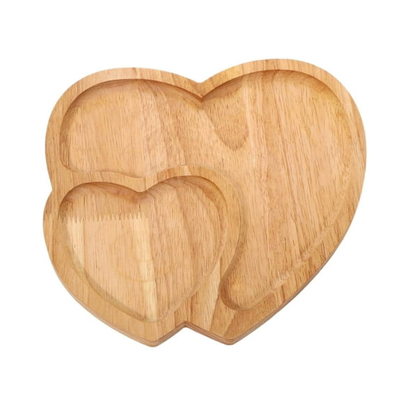 Mother'S Day Charcuterie Board Love Heart Wooden Serving Platter Valentines Day Rabbit Plate Tray for Dinner Dessert Candy Bread Display Holidays Party Decoration