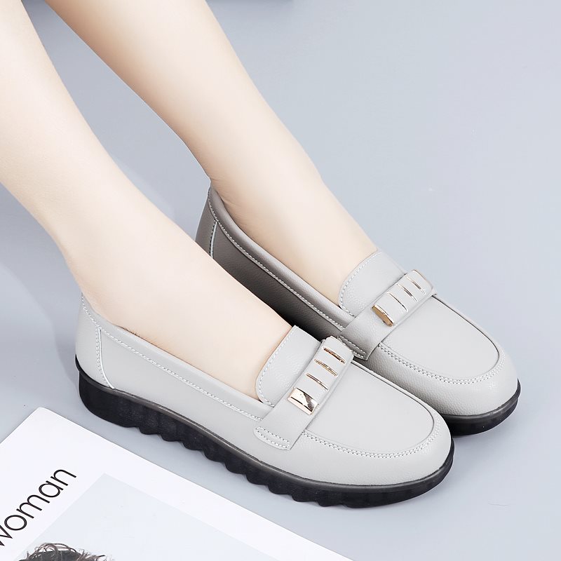 Mother Shoes 2024 Spring Middleaged Shoes