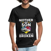 Mother & Son A Bond That Can’T Be Broken Fitted Cotton / Poly T-Shirt