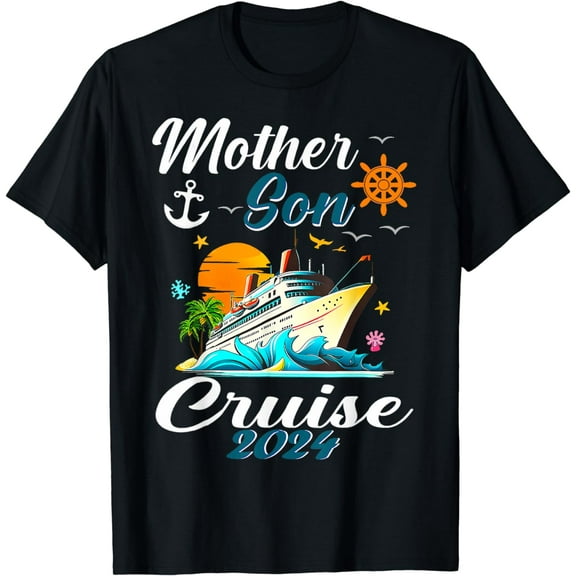 Mother Son Cruise Family Mom Son Vacation Trip Matching T-Shirt