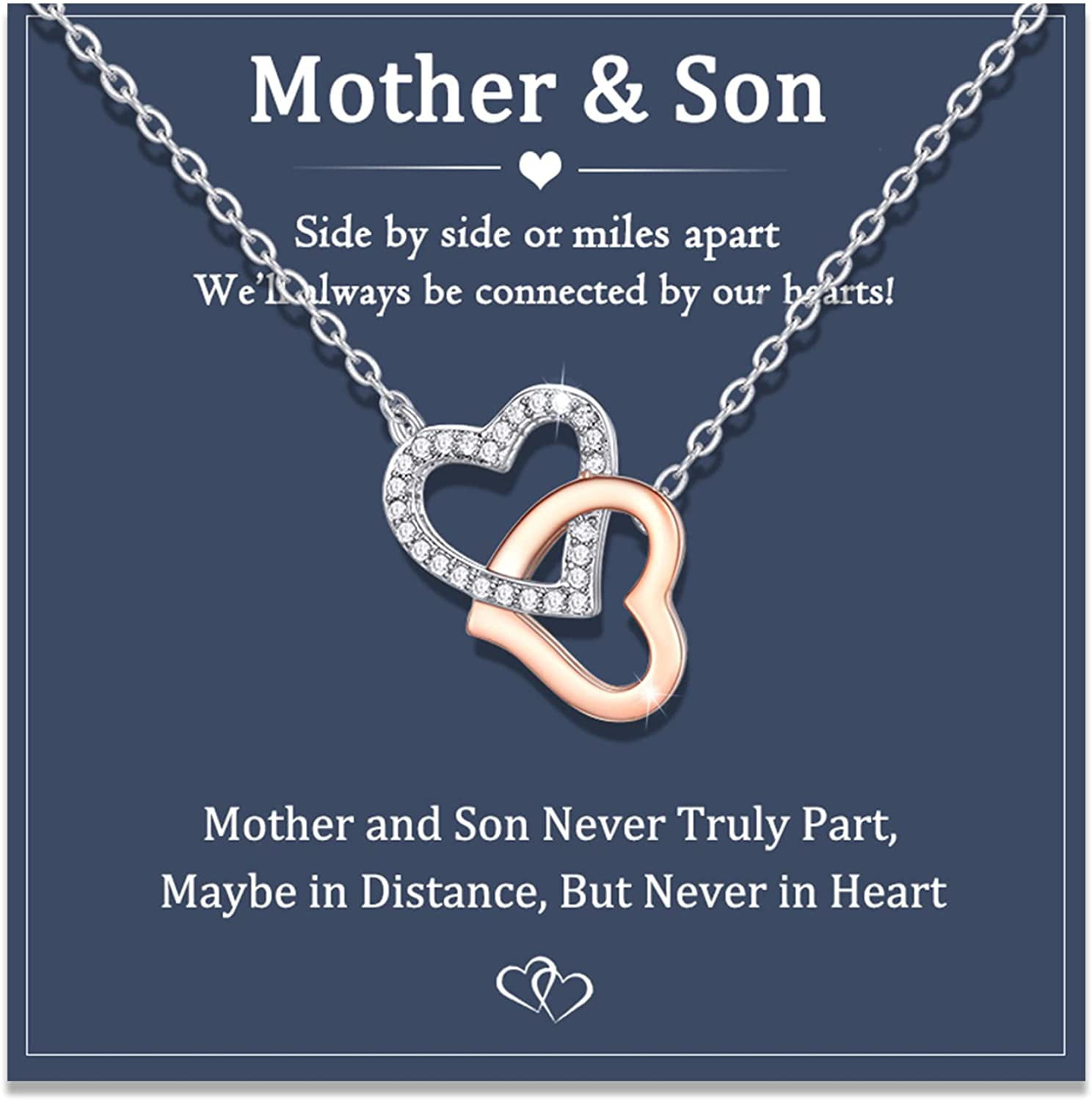 Mother Son Necklace for Mom from Son Mom Interlocking Heart Necklace e637d889 33b5 44a7 b49e 68df2bdc7449.dd2d032ed0835ce3397c60f616751bb9