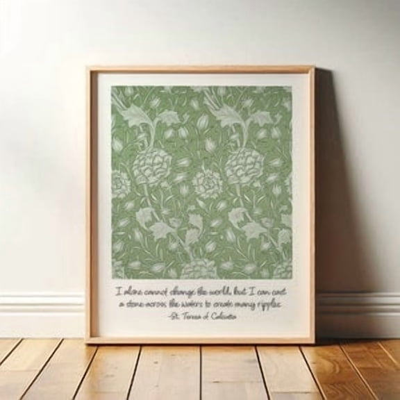 Mother Teresa Create Ripples Poster, Poster Home Decor, Poster Only