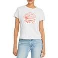 thumbnail image 1 of Mother Womens Don't Be A Clam, Open Up Graphic Cotton T-Shirt, 1 of 2